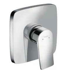 Afbouwdeel inbouwmengkraan, Hansgrohe Metris, geschikt voor douche, handbediend, chroom