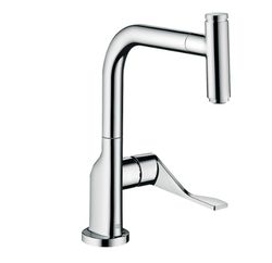 keukenmengkraan Hansgrohe blad/kraangat eengreeps chroom Axor Citterio