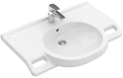 Wastafel, Villeroy & Boch O.novo, wit, 800x550mm, rechthoekig