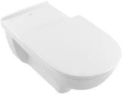 Wandwc, Villeroy & Boch O.novo Vita, diep, open spoelrand, 36x70mm, wit