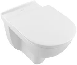 Wandwc, Villeroy & Boch O.novo Vita, diep, open spoelrand, 36x59.5mm, wit