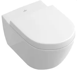 Wandwc, Villeroy & Boch Subway 2.0, diep, spoelrand, 37x56mm, wit