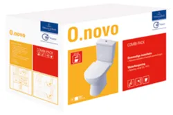Staande wc, Villeroy & Boch O.novo, diep, spoelrand, 38.5x68mm, wit, uitlaat verticaal (AO)