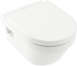 Wandwc, Villeroy & Boch Omnia architectura, diep, spoelrand, 37x53mm, wit, combipack