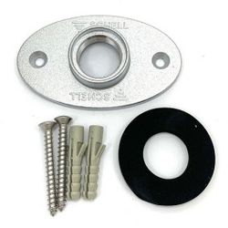 SCHELL Rosace à visser POLAR II Set, chrome mat