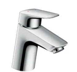 Wastafelmengkraan, Hansgrohe Logis 70 LowFLow, eengreeps, chroom