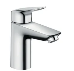 Wastafelmengkraan, Hansgrohe Logis 100, eengreeps, chroom