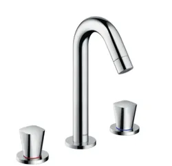 Wastafelmengkraan, Hansgrohe Logis 150, tweegreeps, chroom
