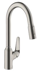 keukenmengkraan Hansgrohe blad/kraangat eengreeps chroom