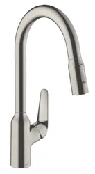 keukenmengkraan Hansgrohe blad/kraangat eengreeps chroom