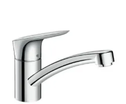 keukenmengkraan Hansgrohe Logis blad/kraangat eengreeps chroom SPTM 120