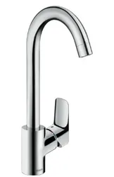 keukenmengkraan Hansgrohe Logis blad/kraangat eengreeps chroom