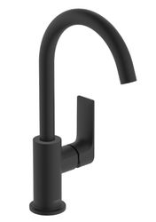 Wastafelmengkraan, Hansgrohe, eengreeps, zwart
