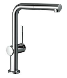 keukenmengkraan Hansgrohe blad/kraangat eengreeps chroom