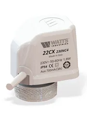 Moteur électrotherm. 22CX 230V NC2 Normalement  fermé 2-fils câble 1m Watts