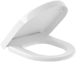 VB 9M66S201 PORTE-TOILETTE ARCHITECTURA COMPACT V&B BLANC BLANC À FERMETURE DOUCE
