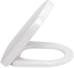 WC-zitting, Villeroy & Boch Subway 2.0, wit, scharnier vertragend, met snelbevestiging zitting, duroplast