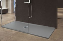 Receveur de douche, Novellini Custom, 1800x800mm, gris, plastique