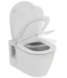 Wandwc, Ideal Standard Connect, diep, open spoelrand, 34.5x30mm, wit