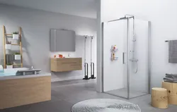 zijwand douche Novellini chroom antikalkbehandeling