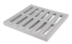 NICOLL GR25 GRILLE 250X 250 GRIS
