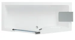 Bad, Novellini Iris Comby Plus, wit, L:1700mm, rechthoekig