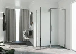 Zijwand douche, Novellini Kuadra 2.0, 2000x670mm, chroom, antikalkbehandeling