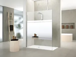 Inloopdouche, Novellini Kuadra, 2000x500mm, veiligheidsglas onbehandeld, chroom
