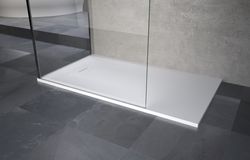 Douchebak, Novellini, 1200x900mm, wit, kunststof