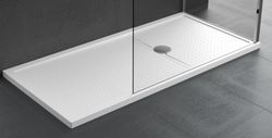 Douchebak, Novellini Olympic Plus, 1200x1000mm, wit, kunststof