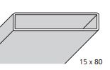 NOVELLINI P15X80ST3-A PROFIEL HT 1950 WIT