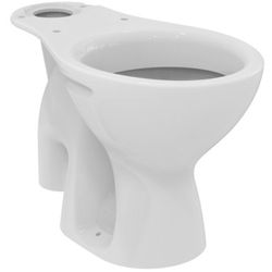 Staande wc, Ideal Standard Alpha, diep, spoelrand, 36x64mm, wit, uitlaat verticaal (AO)