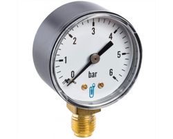manometer radiaal d:63 10bar 1/4 thermador
