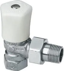 Radiatorkraan, IMI Heimeier Mikrotherm haaks, haaks
