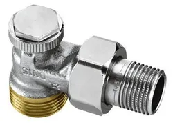Radiatorretourkraan, IMI Heimeier Regutec, 1/2"-3/4" ek, buitendraad/buitendraad