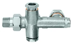 Duolux 50 tweepijps haaks DN15 R3/4 heimeier