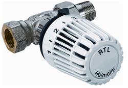 Radiatorretourkraan, IMI Heimeier, 1/2"-1/2", binnendraad/buitendraad