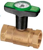 Robinet à boisseau sphérique droit à passage intégral, 1/2" filetage intérieur-filetage intérieur, PN16, IMI Heimeier Globo D