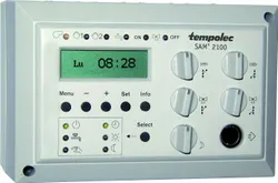 Ruimteklokthermostaat, Theben SAM 2100, weekklok klasse VI, modulerend