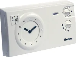 Ruimteklokthermostaat, Theben RAM 722, dag- of weekklok klasse II