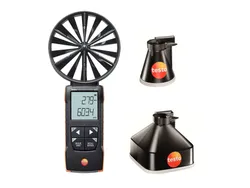 testo 417 Set 1, vleugelrad-anemometer 100 mm testo (0,3..20m/s) incl. trechterset (ex 05634171)