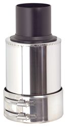 concentrische rookgashulpstuk Ubbink inox kunststof 110/160mm