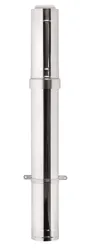 Rookgasdakdoorvoer, Ubbink Rolux, concentrisch, 160/225mm, L1000mm, 15 - 45°