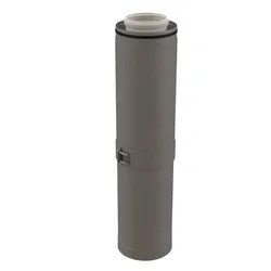 Concentrische rookgashulpstuk, Ubbink CLV, galva/PP, 160/250mm