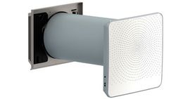 Ubiflux Air70 decentrale ventilatie-unit Muurdikte IN 300/350 ubbink