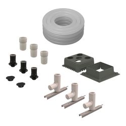 Multiflex kit 3 appartementen 60mm/25m ubbink
