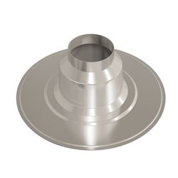 solin Ubbink Ø110mm convient pour toit plat aluminium circulaire