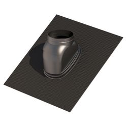 solin Ubbink Ubiflex noir rectangulair Signo Pan