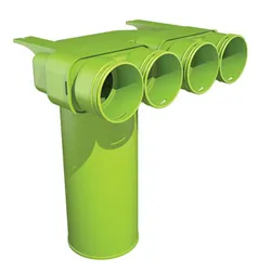 Ventielcollector, Ubbink Air Excellent 23 Flex, 4 x Ø63mm rond