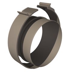 Manchon de raccordement pour conduit d’air circulaire à double paroi, Ubbink Aerfoam, Ø180mm